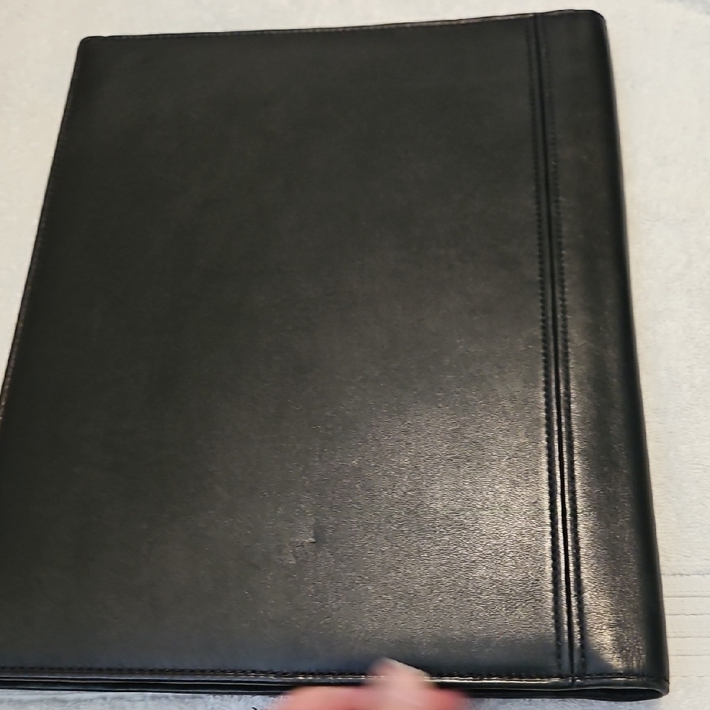 Coach Black Leather Document Folio - image 9